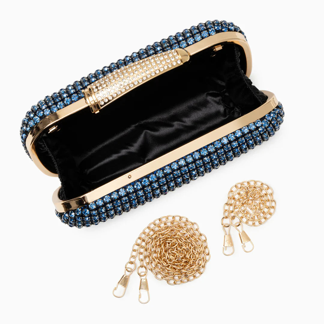 Vioraia Sara Diamond Encrusted Clutch Bag