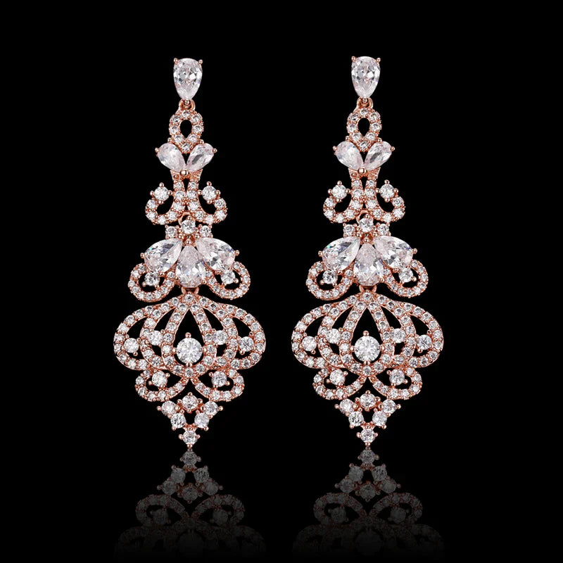 Vioraia Lush Chandelier Earrings