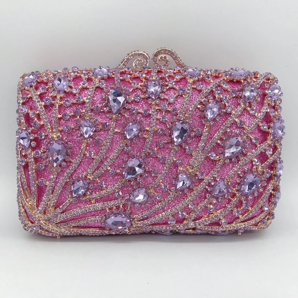 Vioraia (CS) Siena Rhinestones Clutch Bag