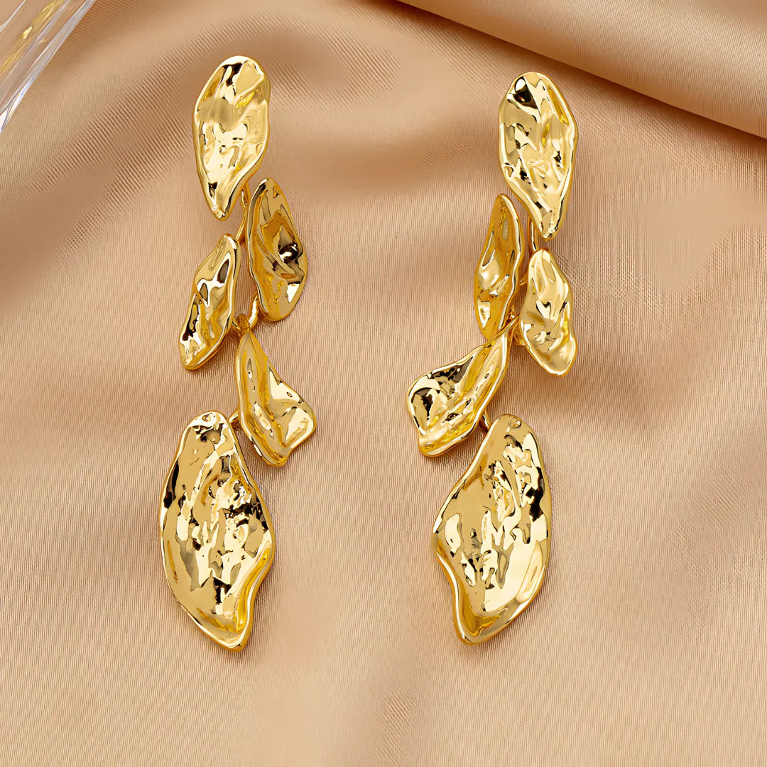 Vioraia Luna Molten Cascade Earrings