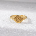 Vioraia Summer Solstice Gold Ring