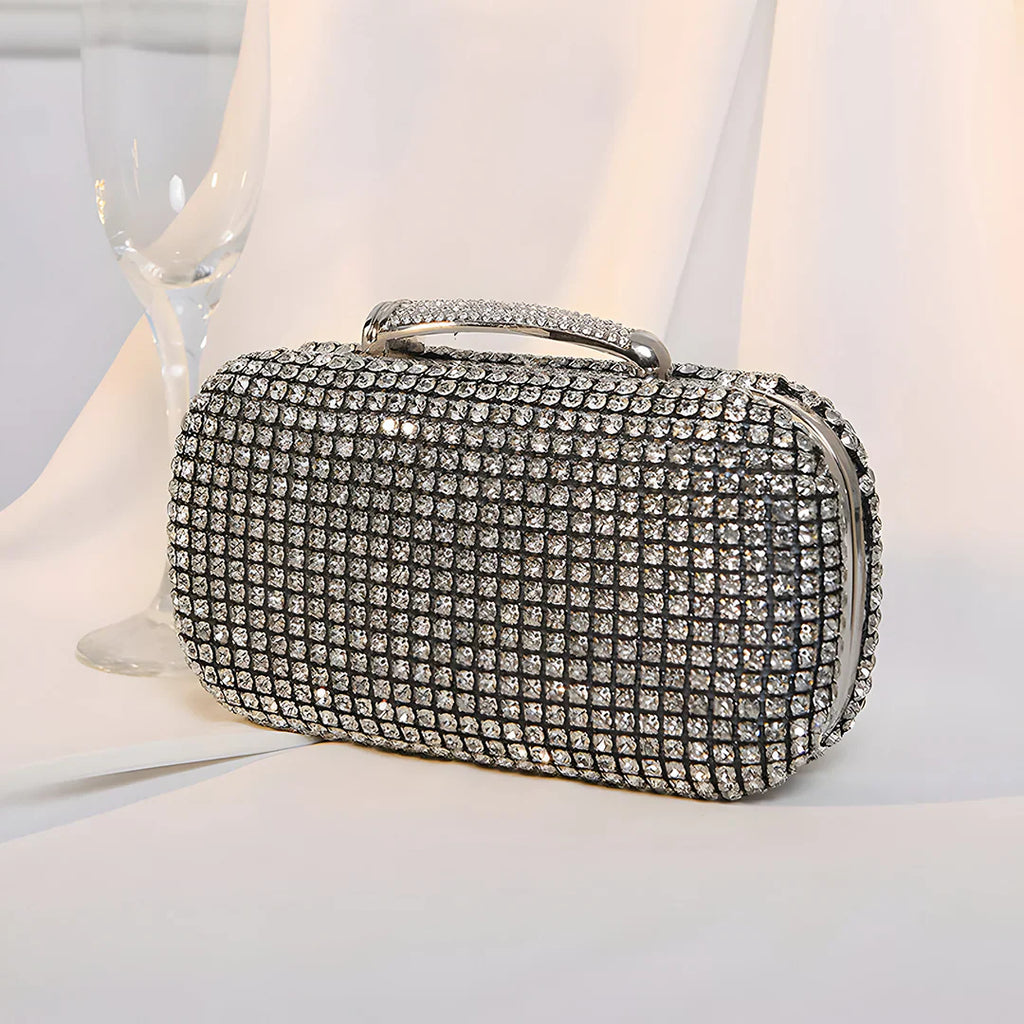 Vioraia (CS) Sara Diamond Encrusted Clutch Bag