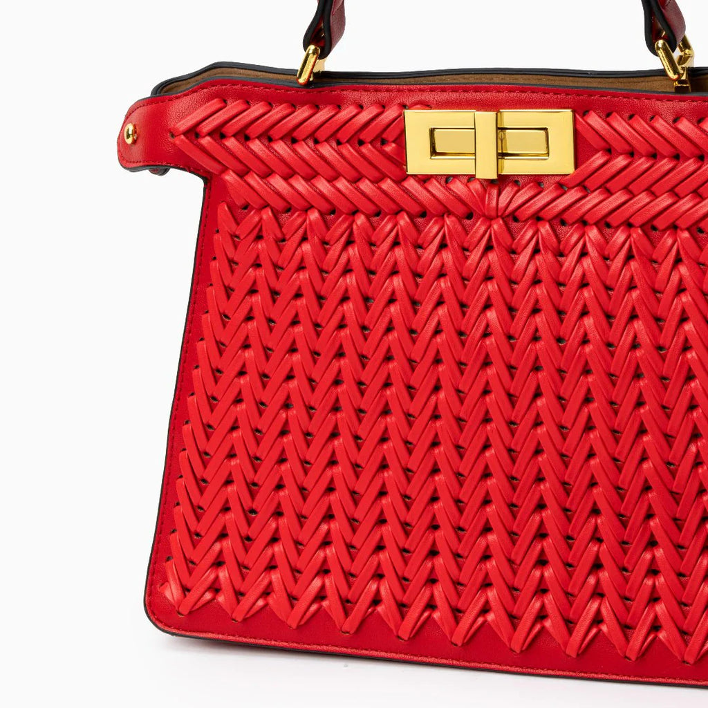Vioraia Dionne Woven Handbag