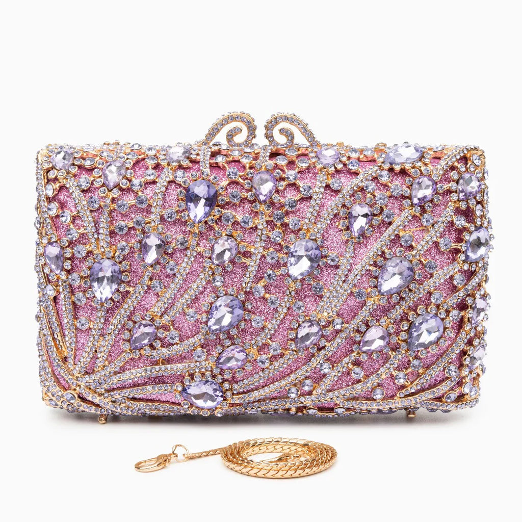 Vioraia (CS) Siena Rhinestones Clutch Bag