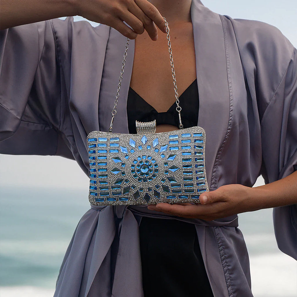 Vioraia Sparkling Clutch Bag