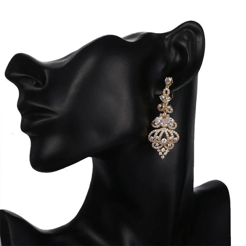 Vioraia Lush Chandelier Earrings