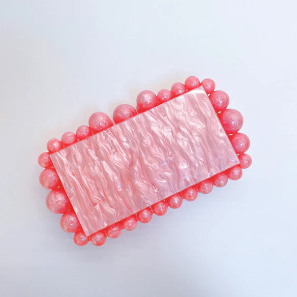 Vioraia Acrylic Cloud Clutch Bag