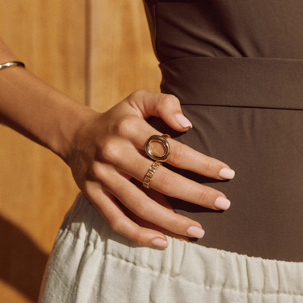 Vioraia Vina Melted Gold Ring