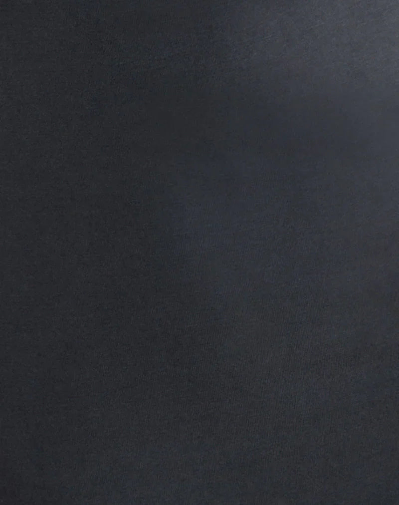 Rosamel Mini Dress in Cupro Midnight Blue