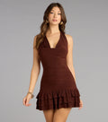 The Drama Edit Ruffle Mini Dress