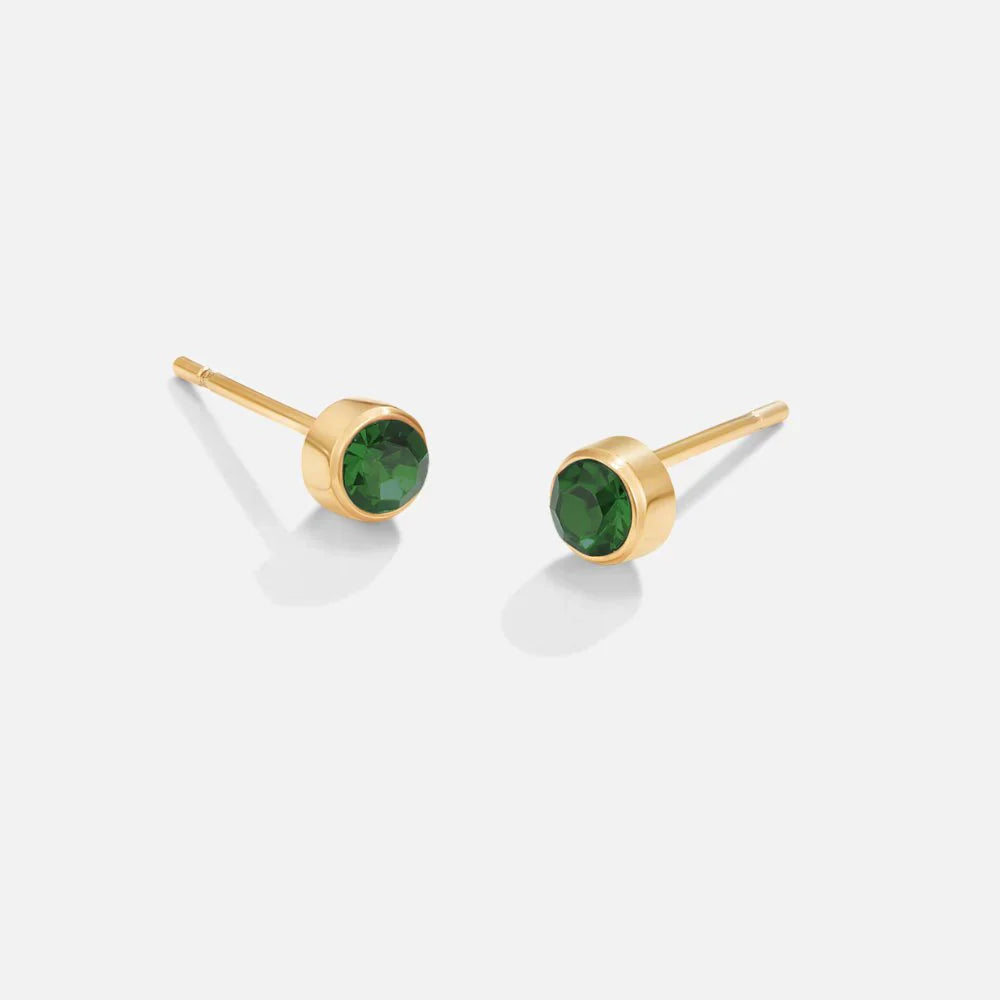 Vioraia Birthstone Stud Earrings