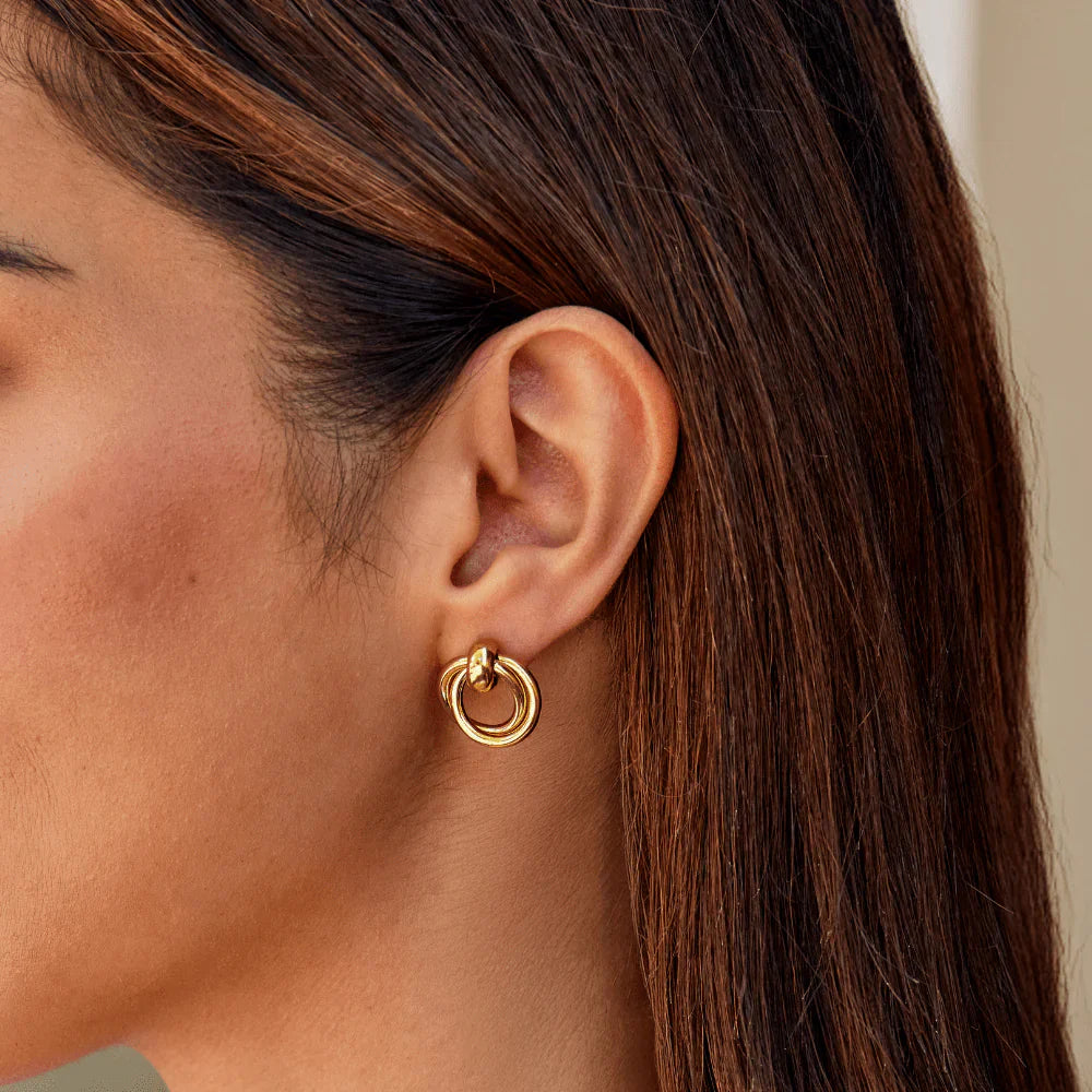 Vioraia Juni Layered Hoop Earrings