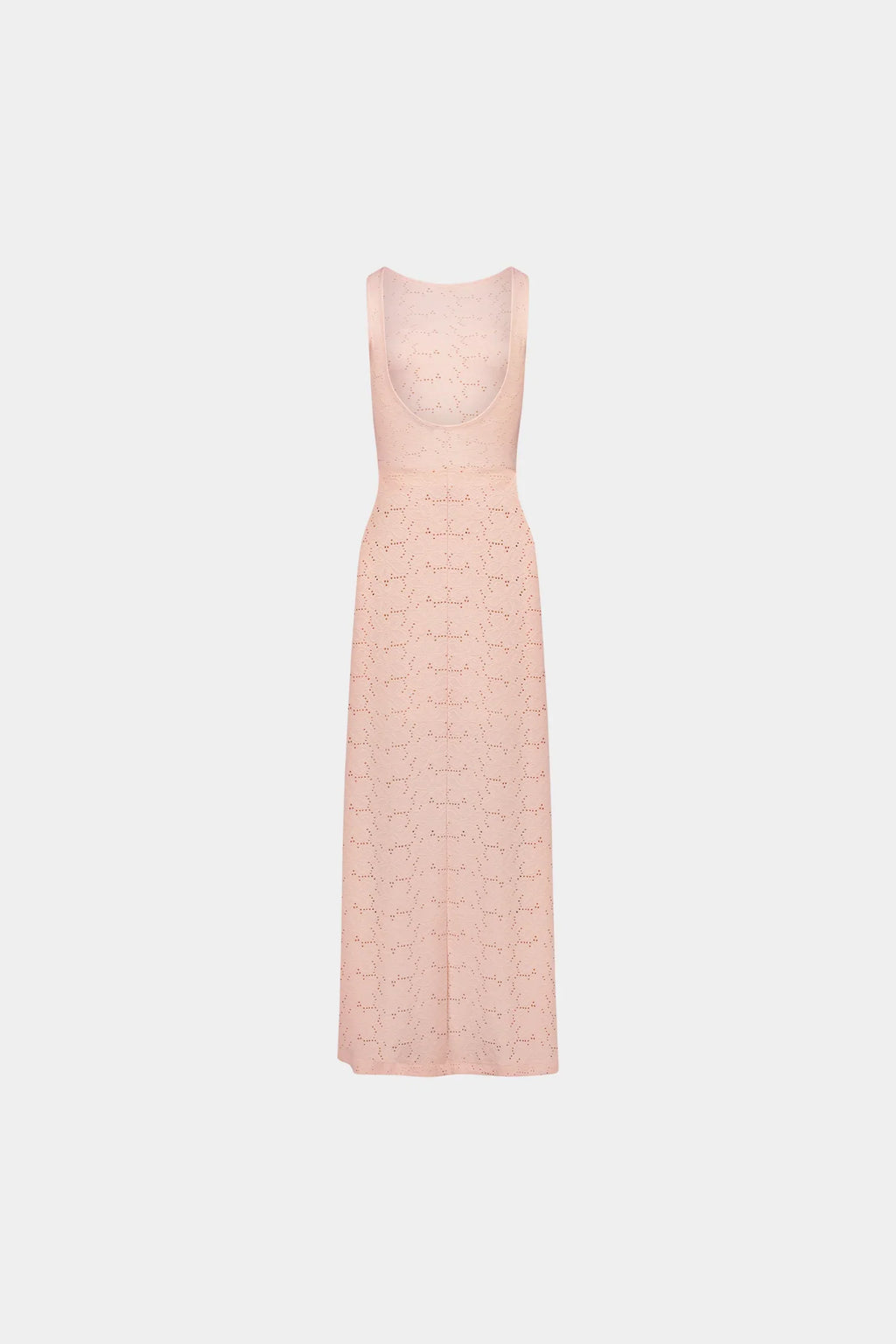Ruffled Maxi Dress | Coral Pink