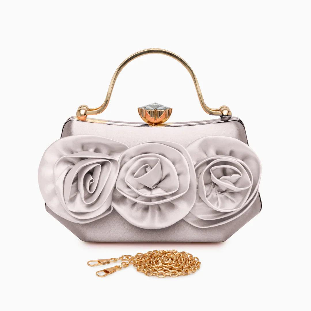 Vioraia Soleia Bloom Clutch Bag