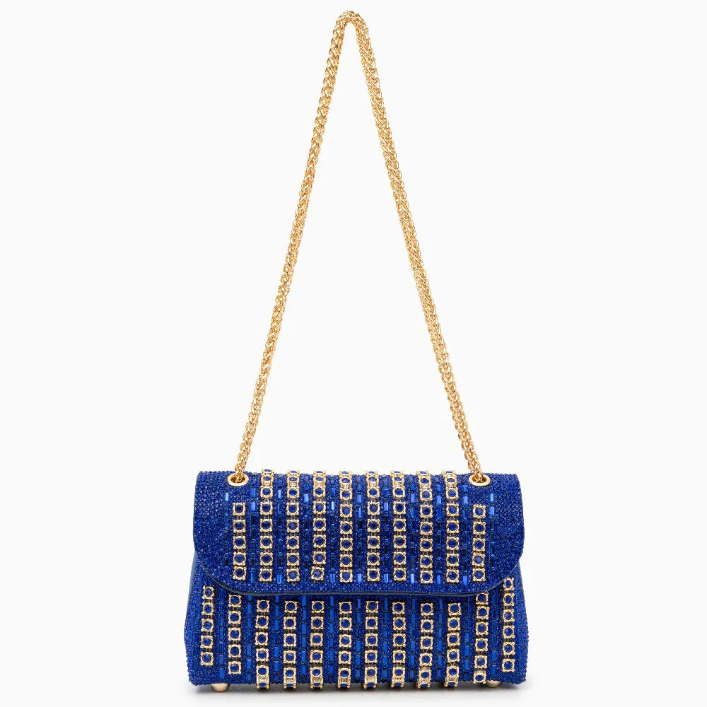 Vioraia Chantal Diamond Clutch Bag