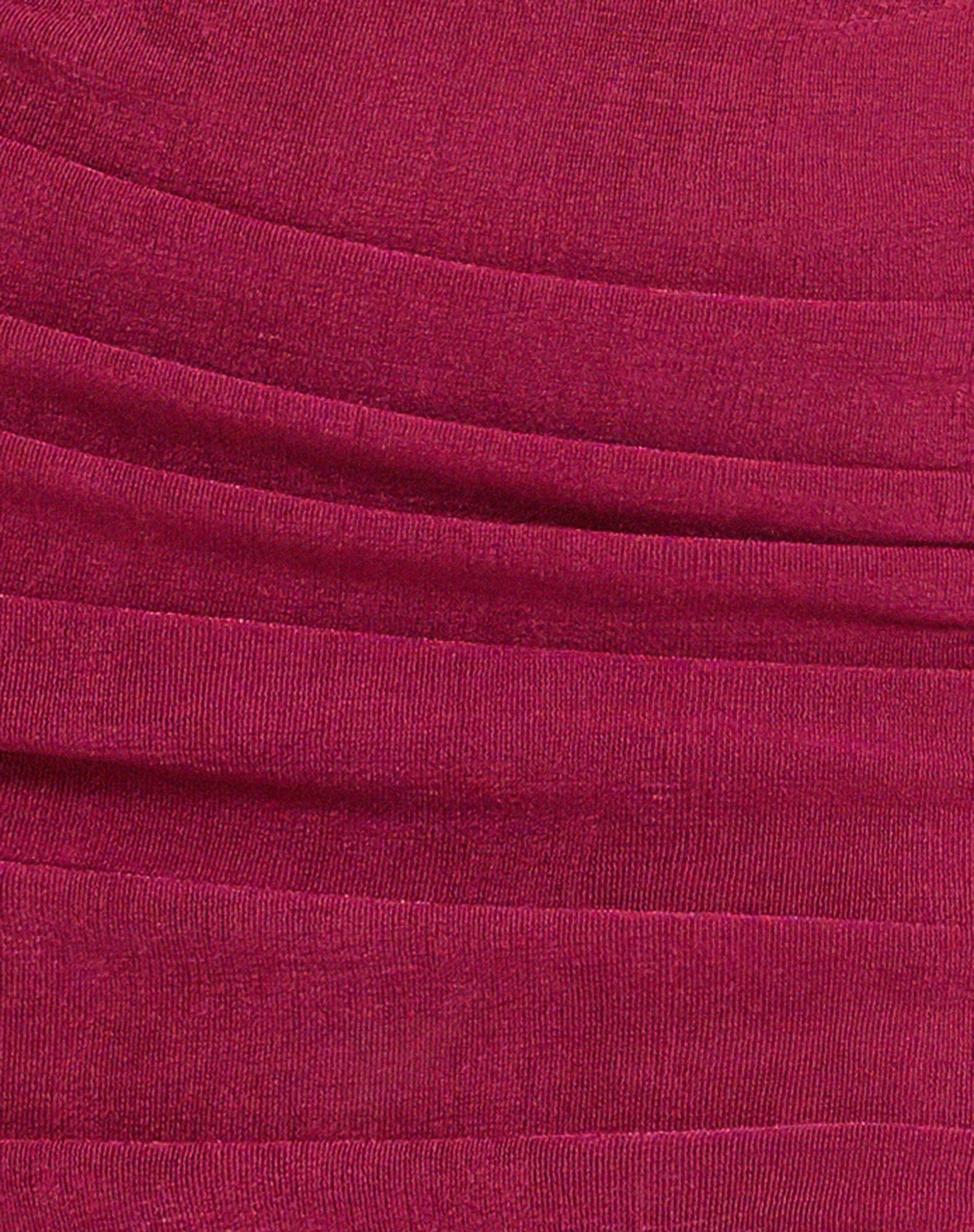 Marbella Halterneck Mini Dress in Magenta Purple