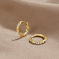 Vioraia Eternity Hoop Earrings