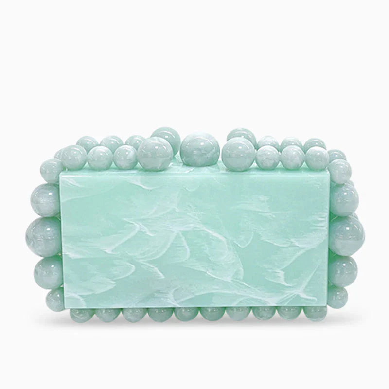 Vioraia Acrylic Cloud Clutch Bag