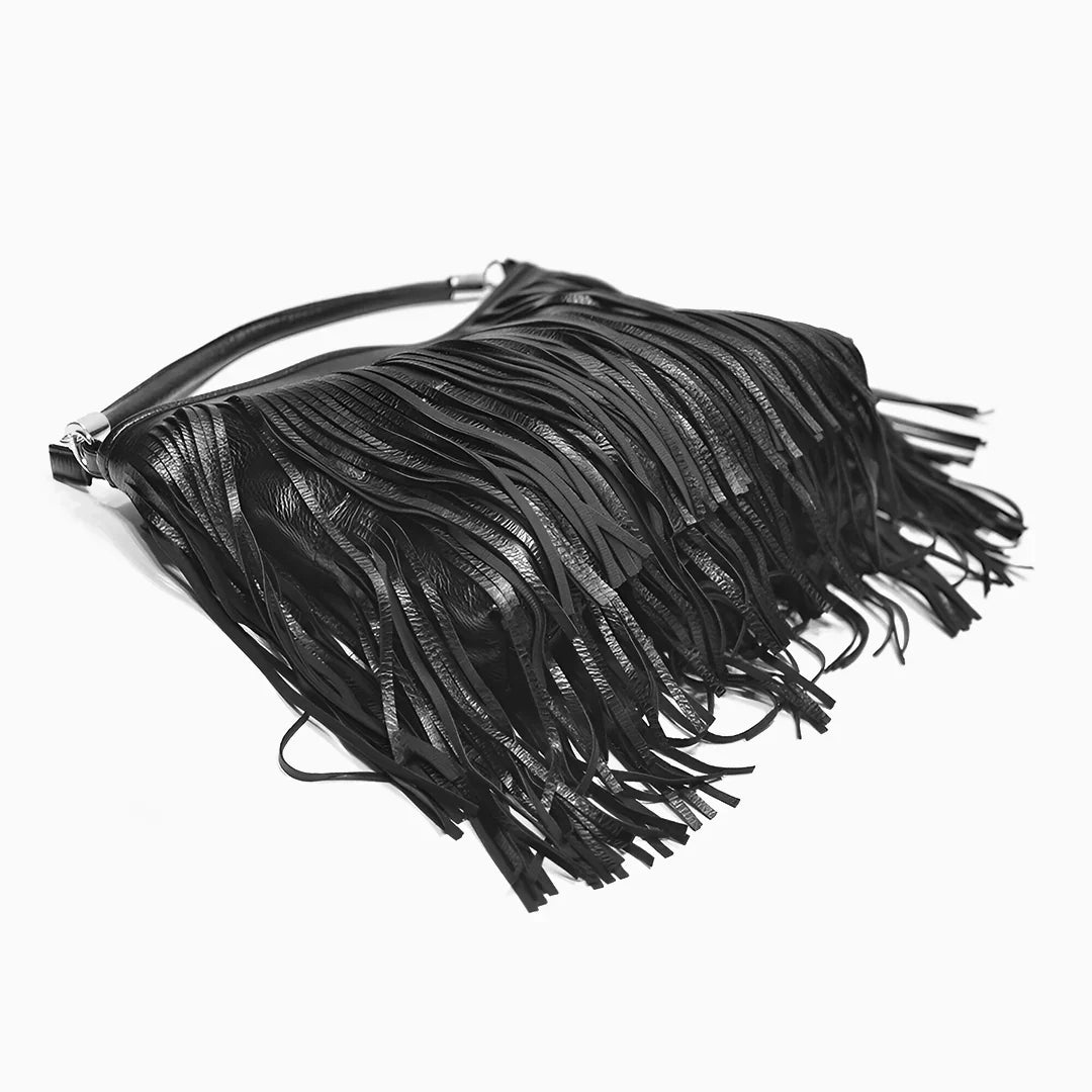 Vioraia Edina Tassel Crossbody Bag
