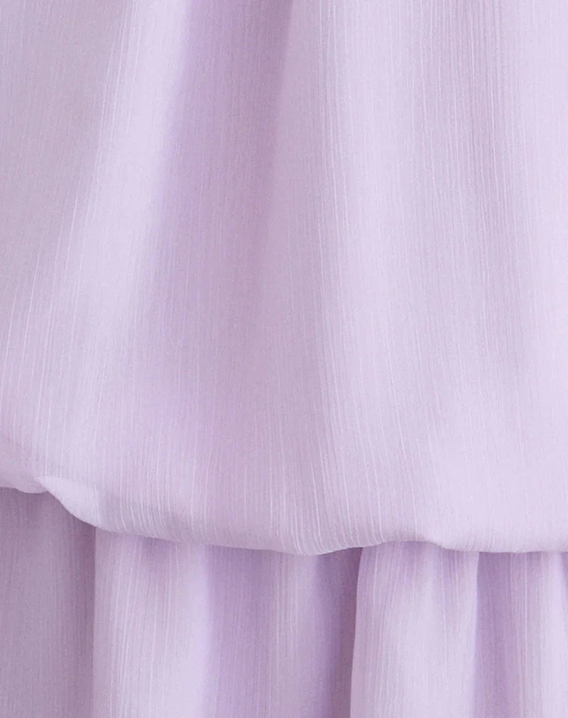 Veloria Mini Dress in Lilac