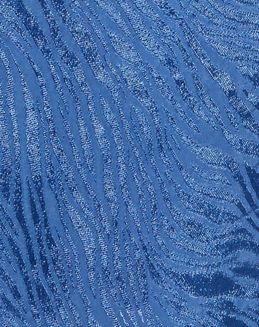 Datista Mini Dress in Satin Zebra Blue Bonnet