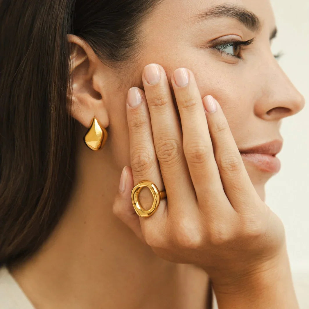 Vioraia Vina Melted Gold Ring