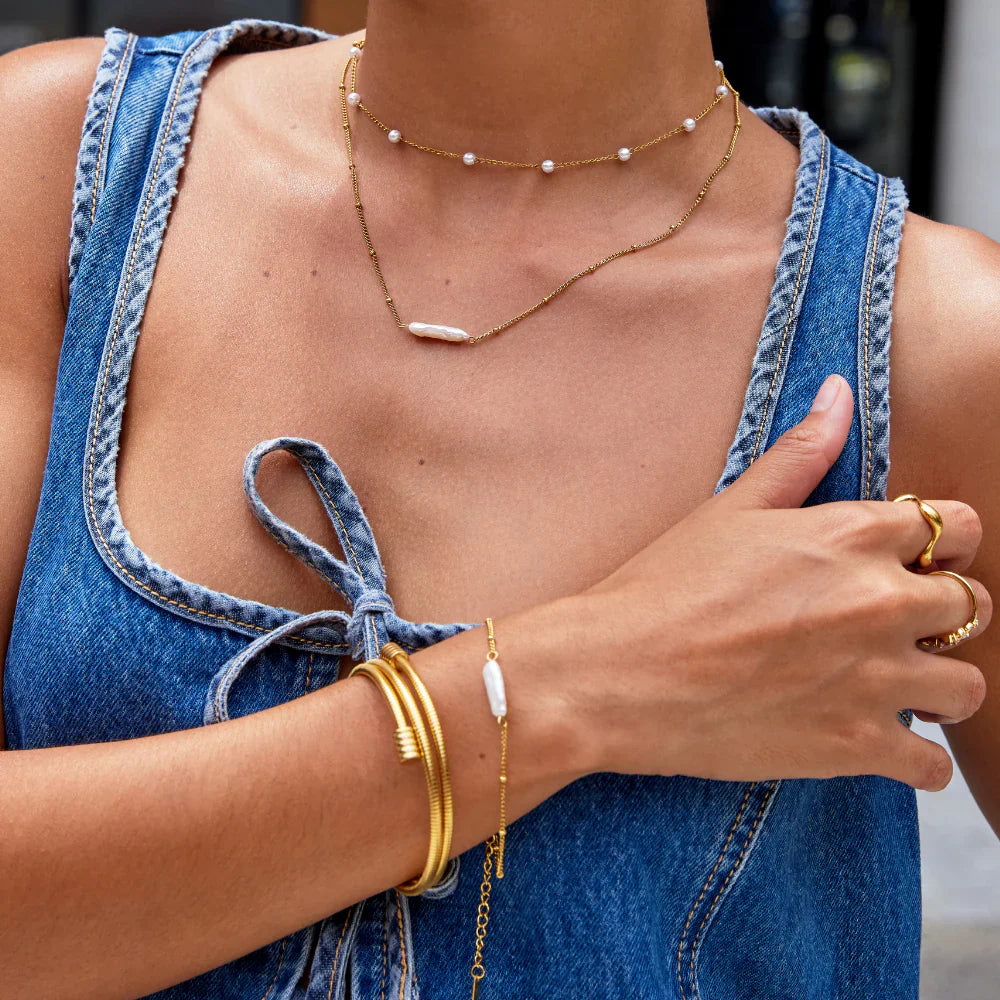 Vioraia Atasha Baroque Pearl Bracelet