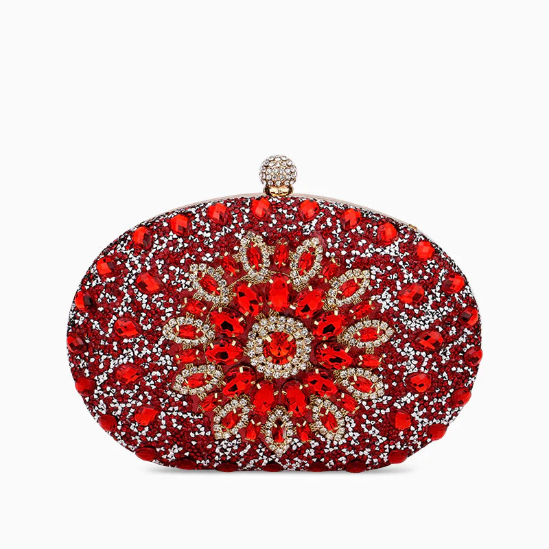 Vioraia Meghan Diamond Encrusted Clutch Bag