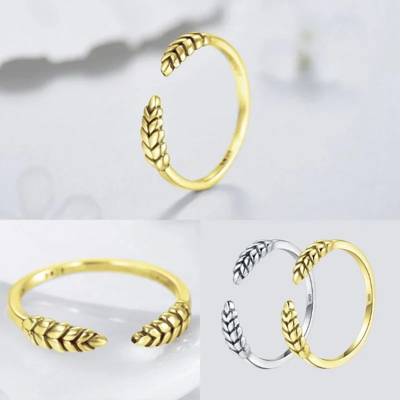 Vioraia Mellow Leaf Ring