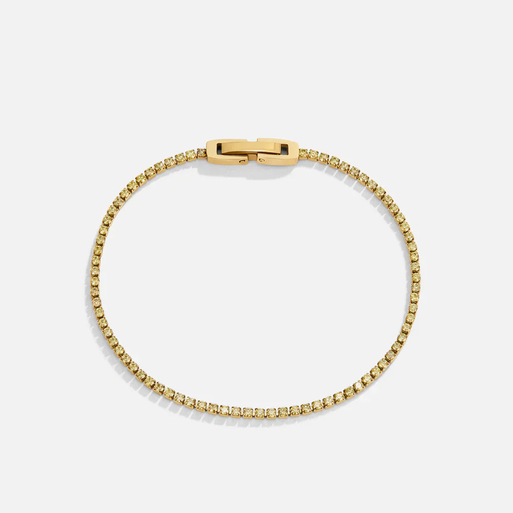 Vioraia Keana Peridot Crystal Bracelet