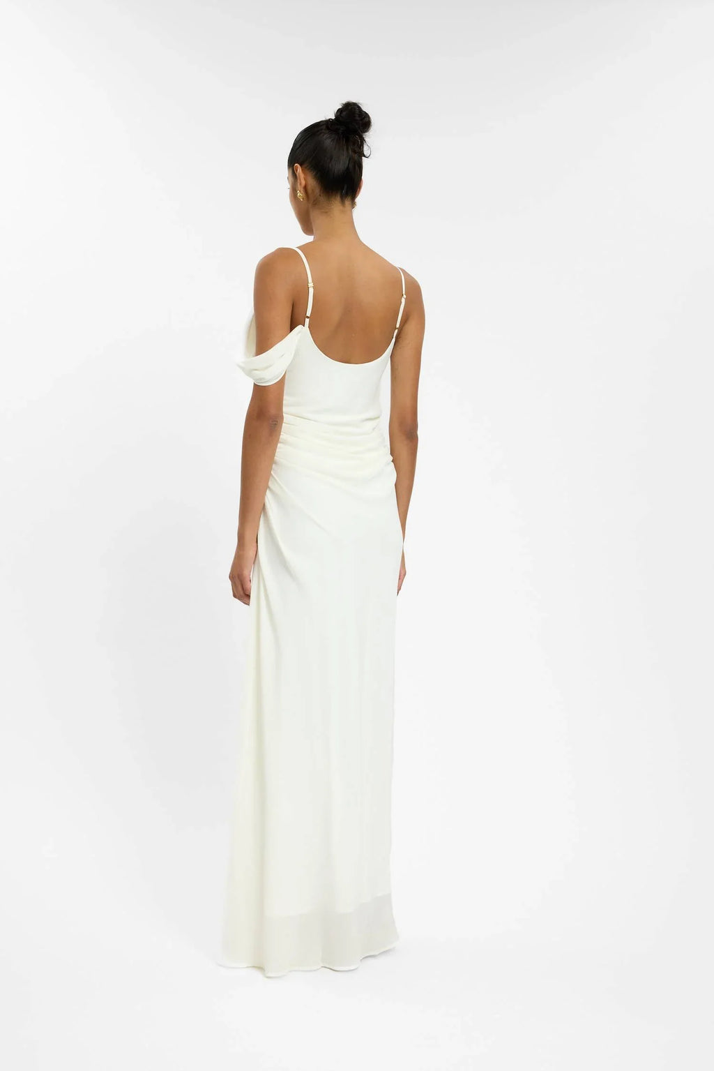 Draped Gown | White