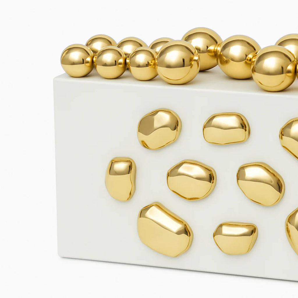 Vioraia Verdant Orbit Clutch Bag