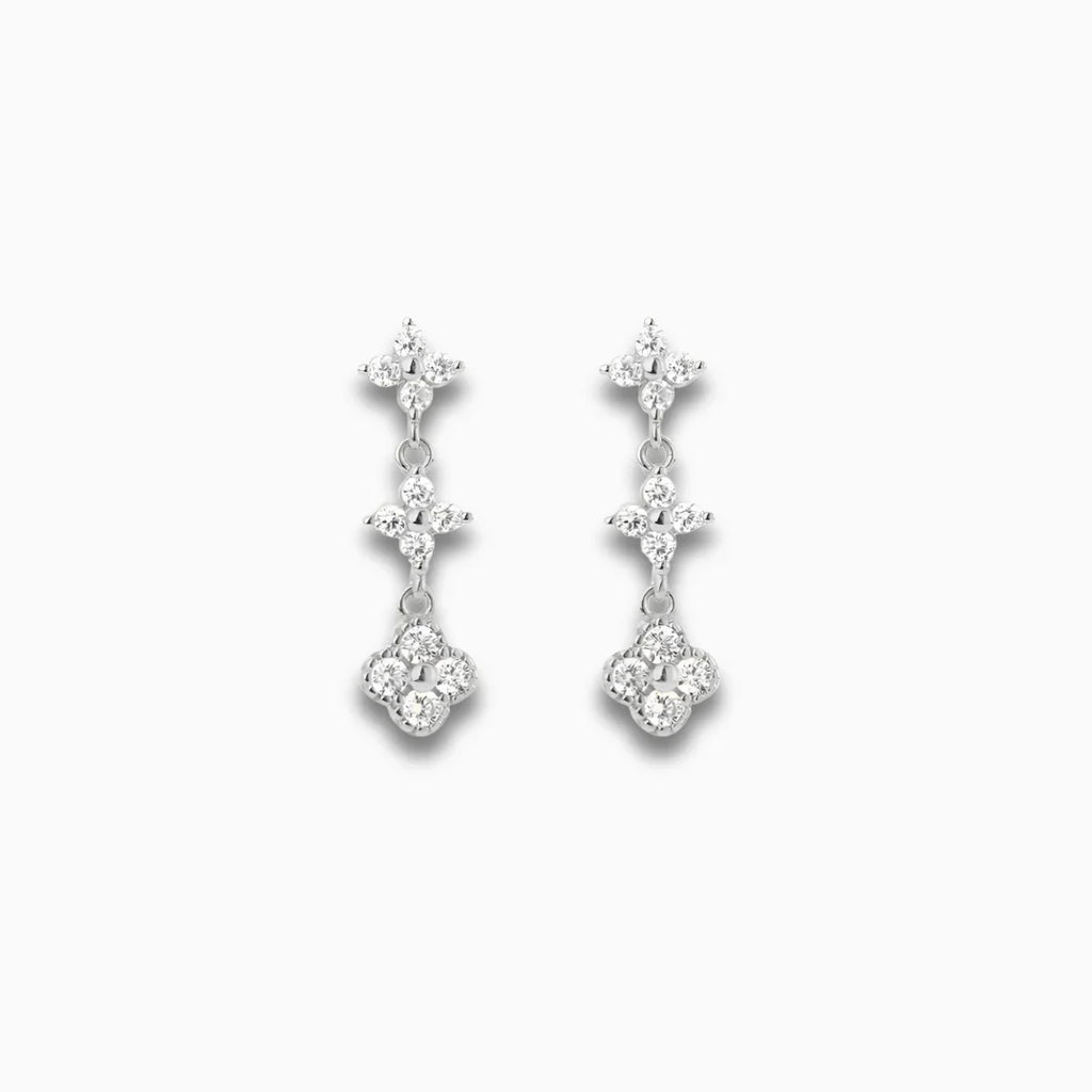 Vioraia Evelyn Crystal Bloom Earrings