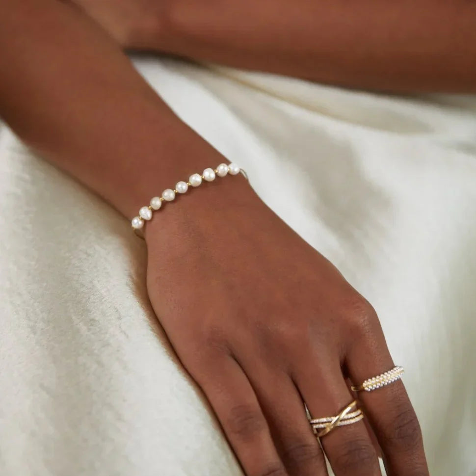 Vioraia Eva Freshwater Pearl Bracelet