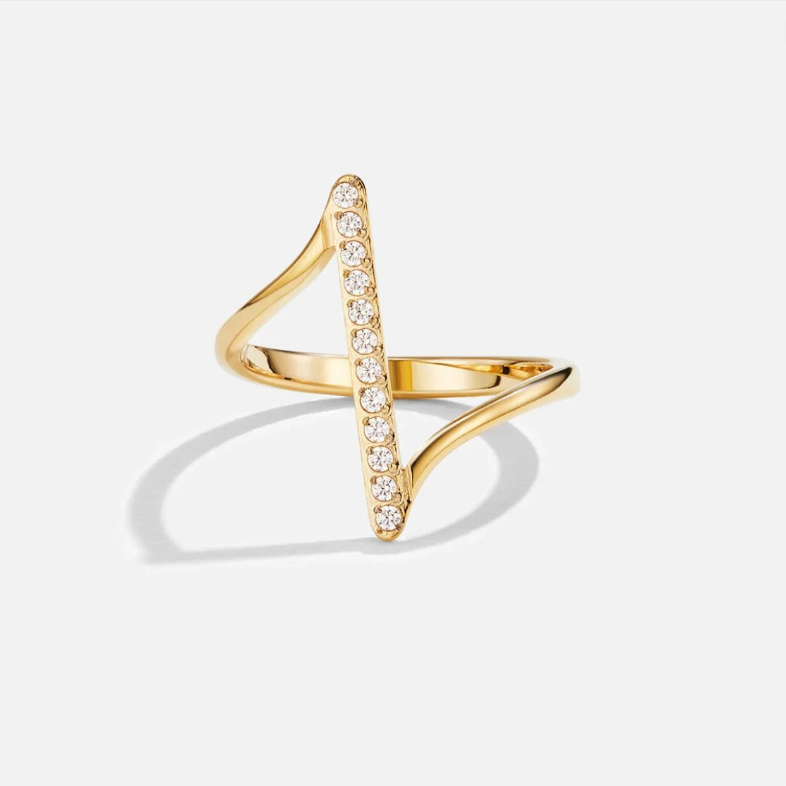 Vioraia Mila Twisted Gold Ring