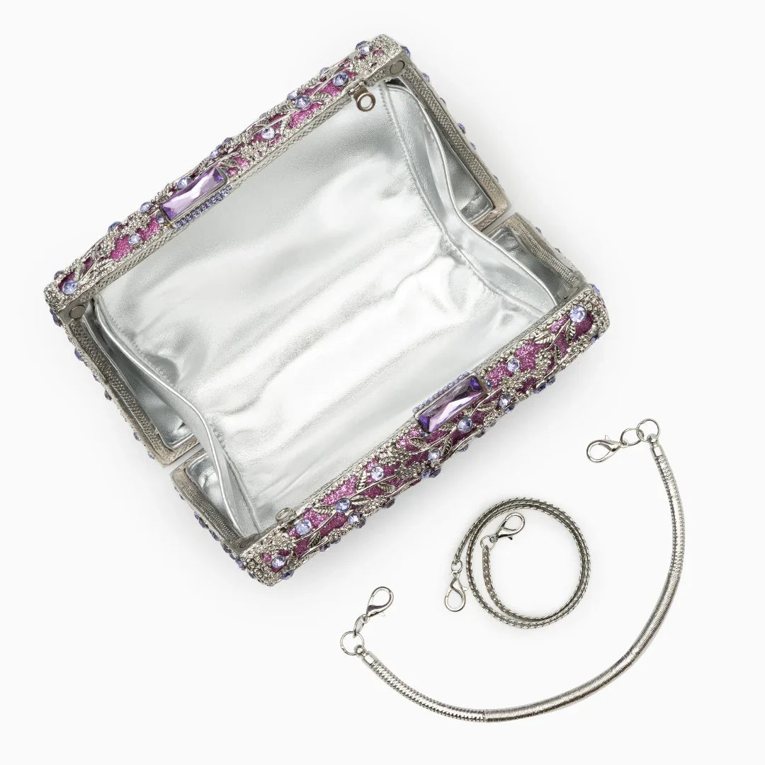 Vioraia (CS) Tiffany Crystals Clutch Bag