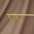 Vioraia Layla Gold Twist Earrings