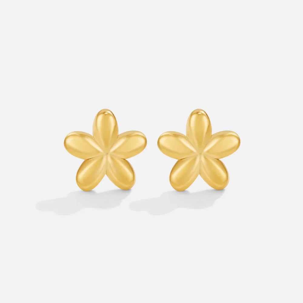 Vioraia Flower Balloon Stud Earrings