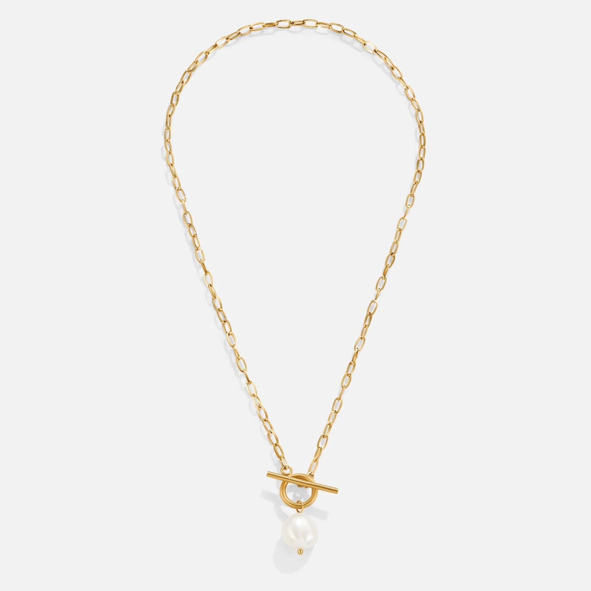Vioraia Eva Freshwater Pearl Gold Necklace
