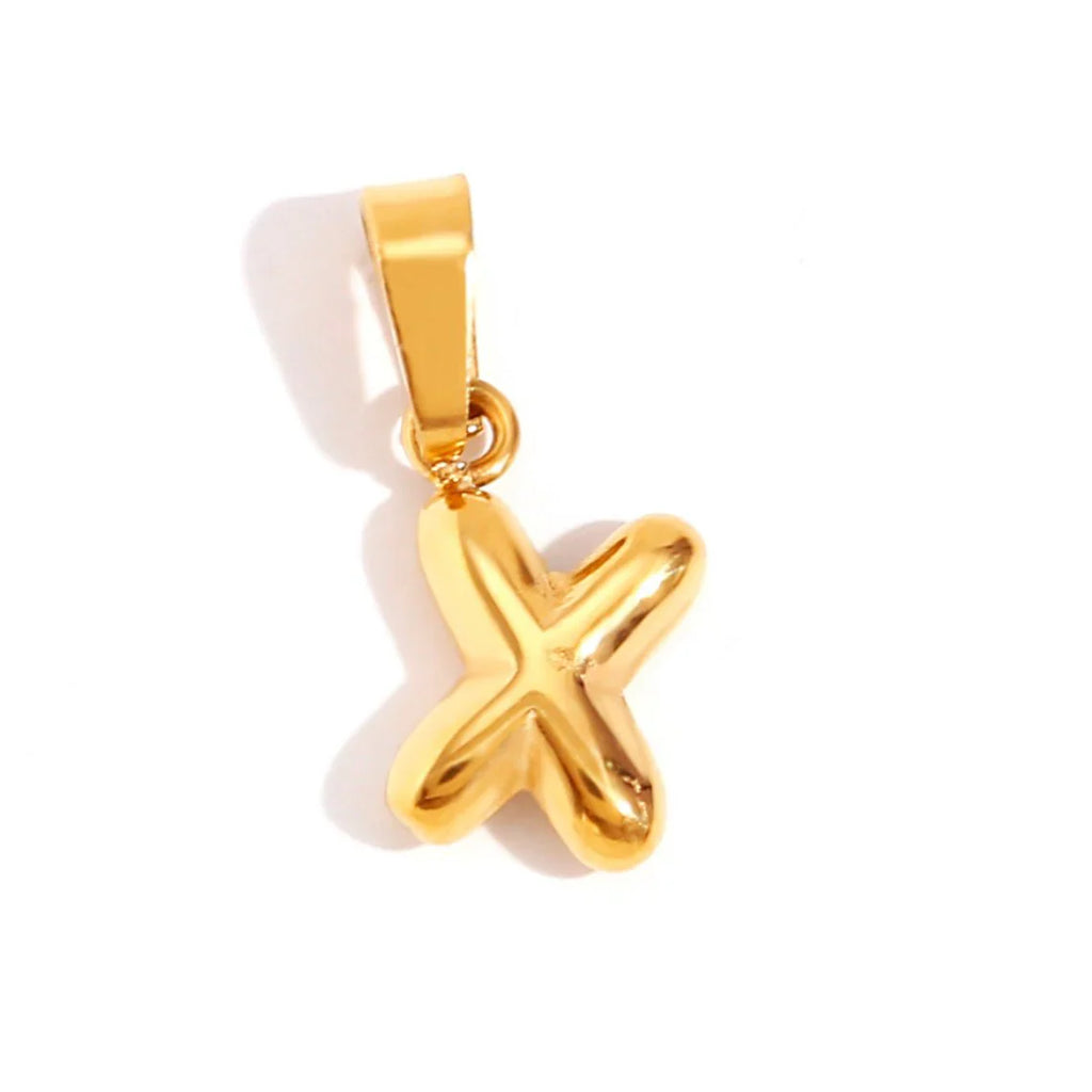 Vioraia Bubble Letter Necklace