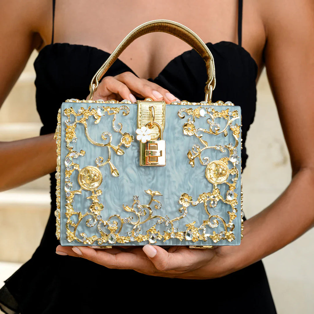 Vioraia Acrylic Box Handbag