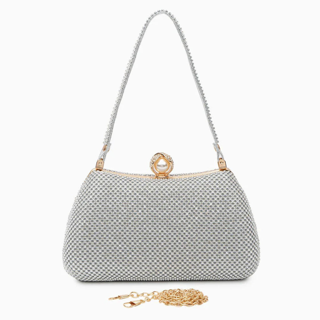 Vioraia (CS) Vintage Rhinestones Glitter Handbag