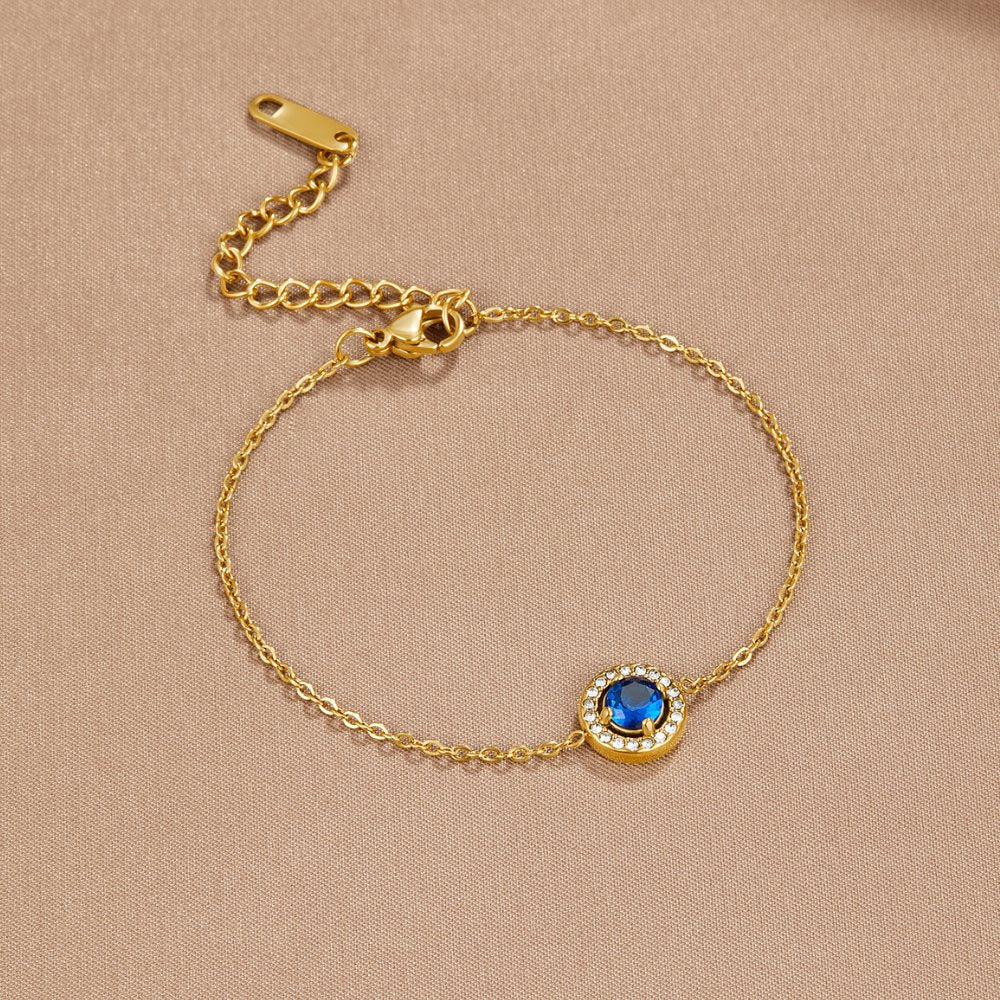 Vioraia Ocean Blue Crystal Bracelet