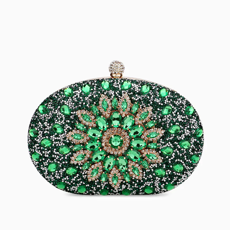 Vioraia Meghan Diamond Encrusted Clutch Bag