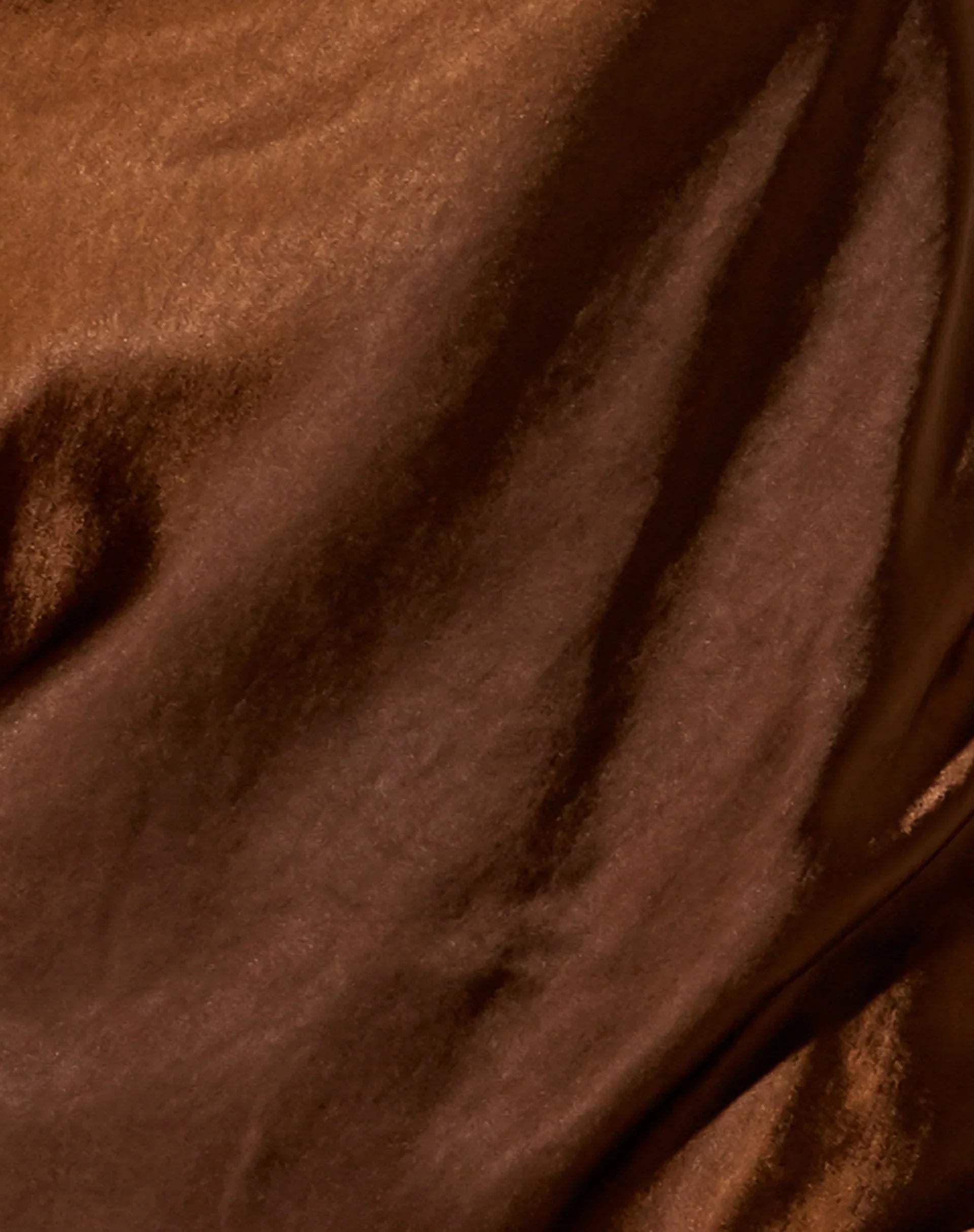 Palila Mini Dress in Satin Rich Brown