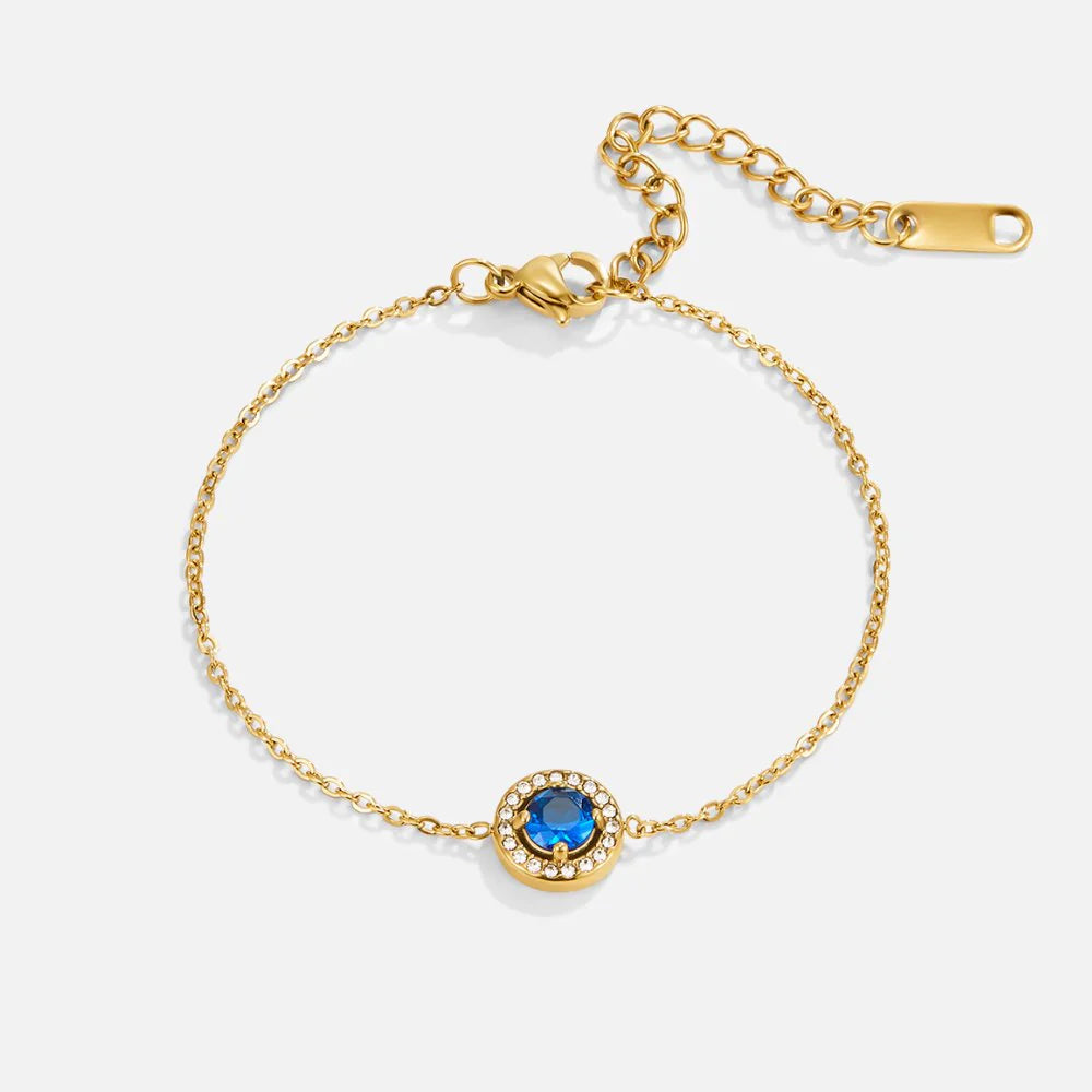 Vioraia Ocean Blue Crystal Bracelet