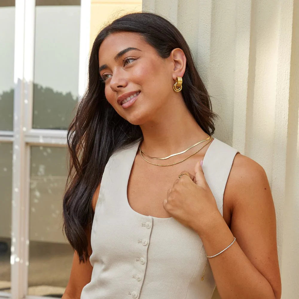 Vioraia Lexi Layered Hoop Earrings