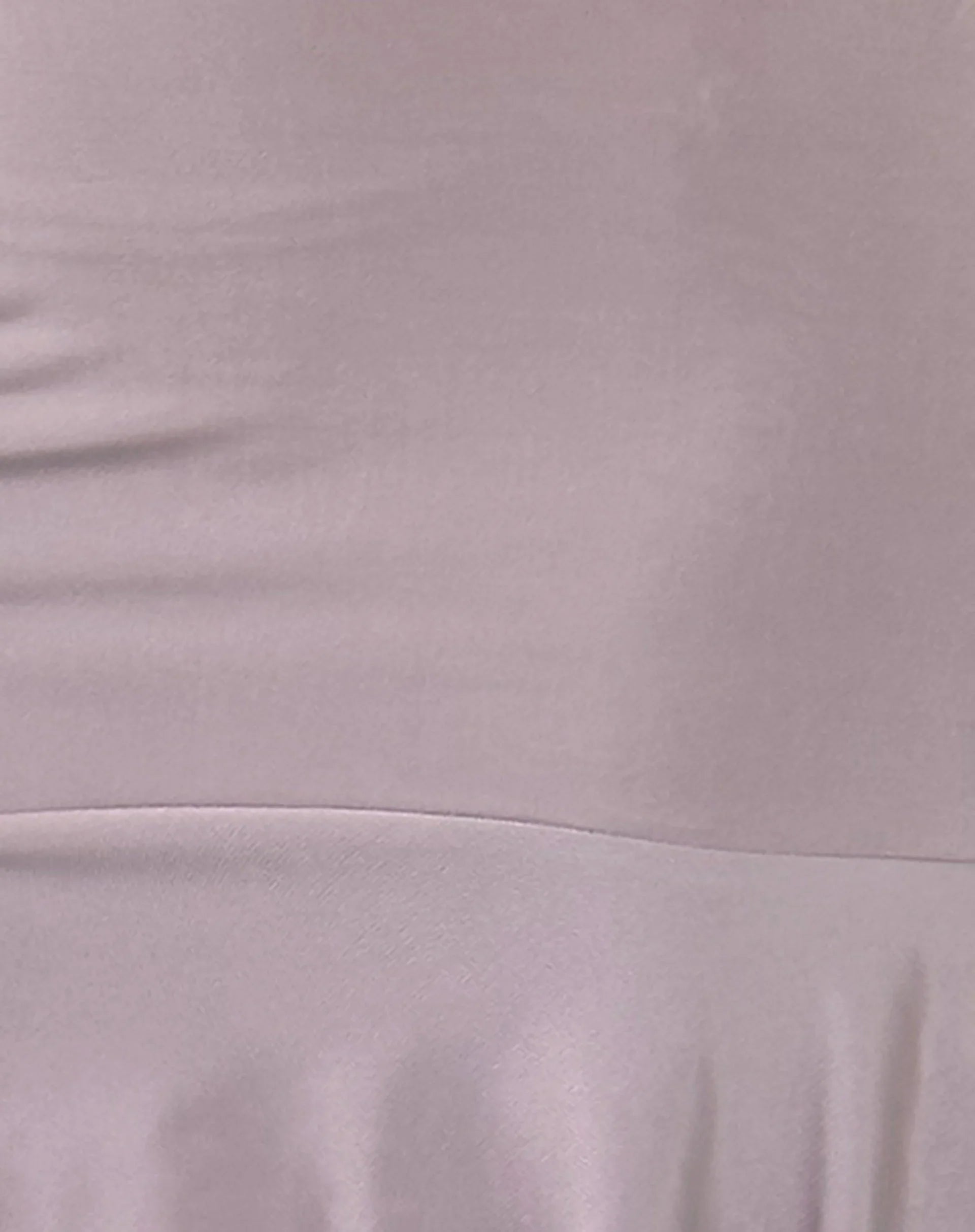 Arwen Backless Ruffle Mini Dress in Slinky Mauve