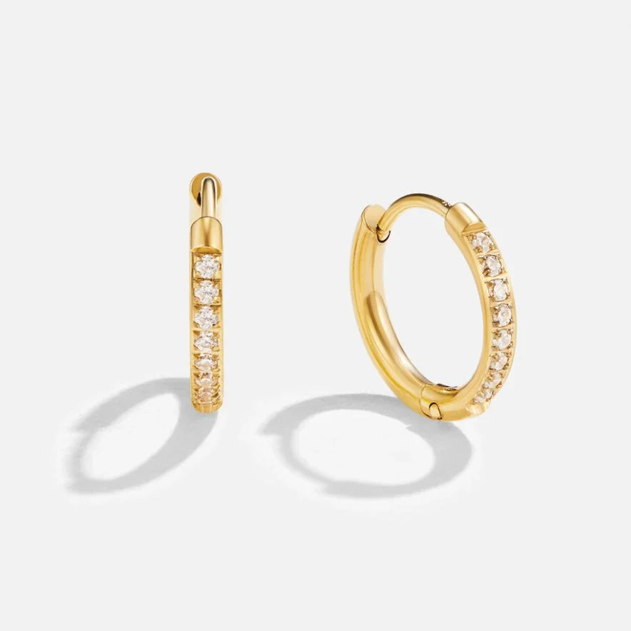 Vioraia Eternity Hoop Earrings
