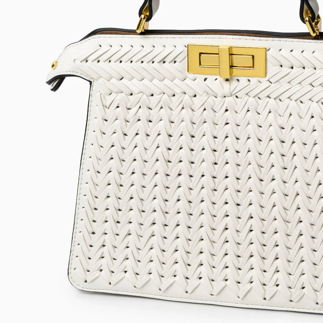 Vioraia Dionne Woven Handbag